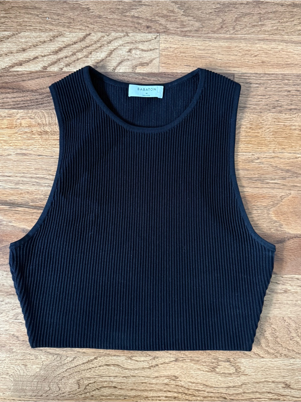 Aritzia Babaton Sculpt Knit Ribbed Tank